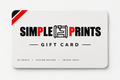 Simple Prints gift card