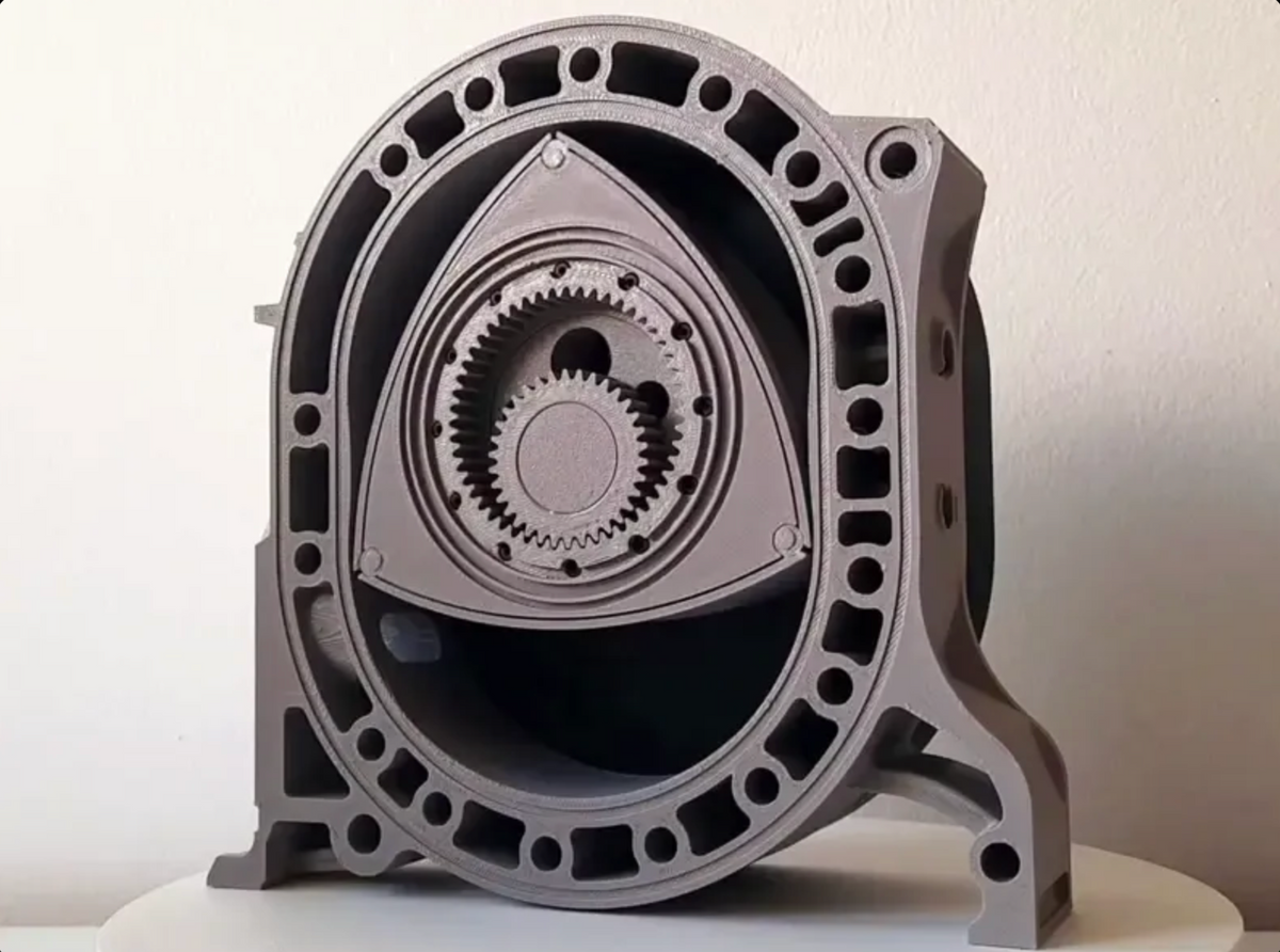 Rotating Wankel Motor
