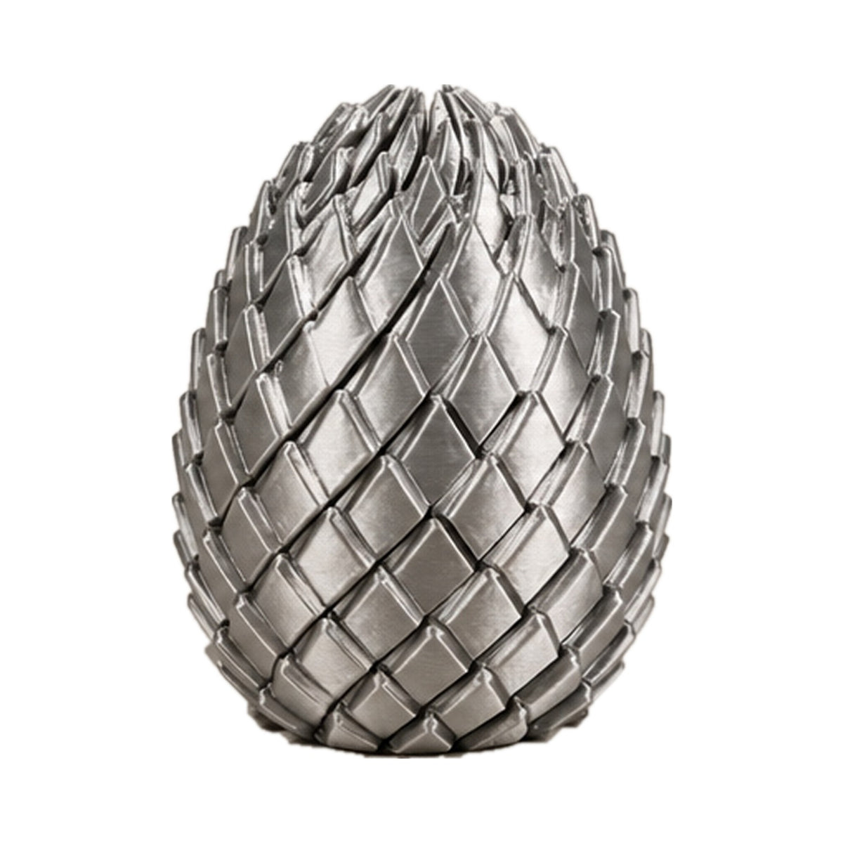Dragon Fidget Egg - Silver