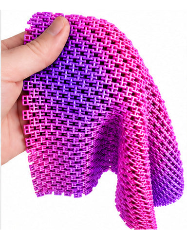 Fidget Fabric - Pink & Purple Silk