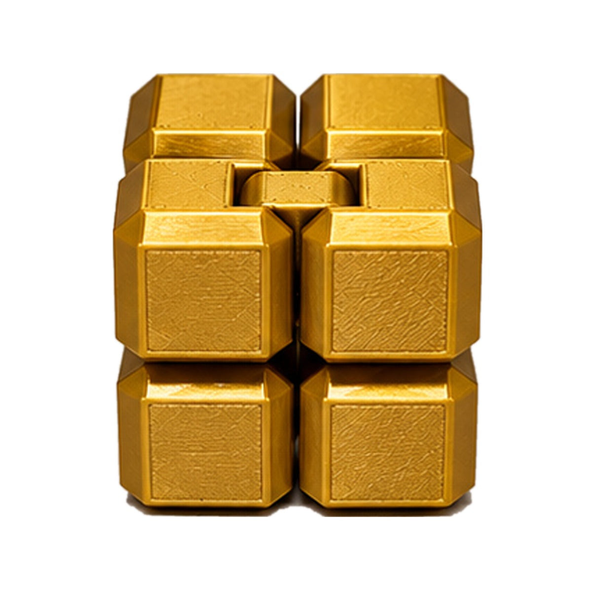 Infinity Cube Fidget - Gold (PETG)